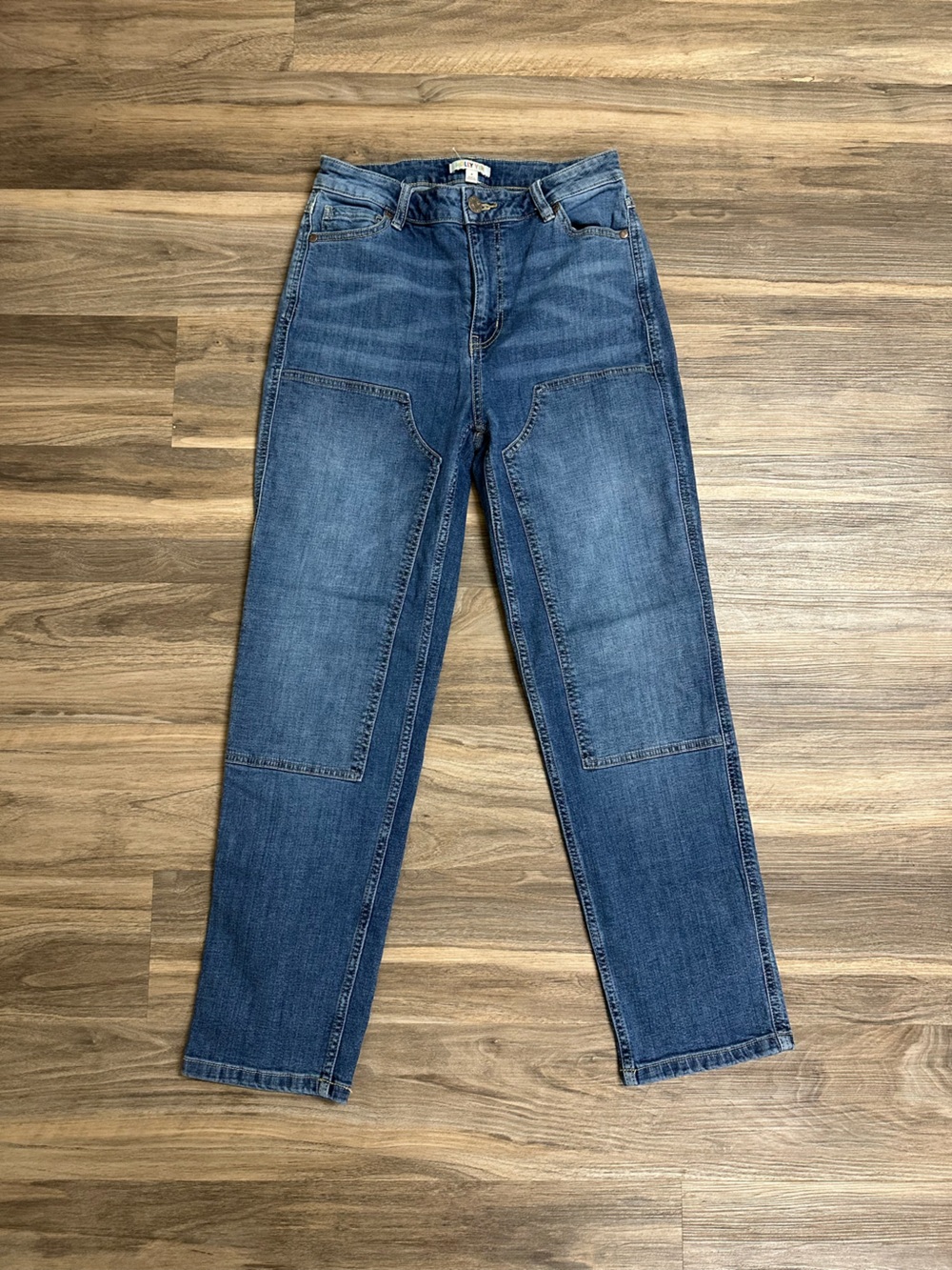 Molly Yeh Denim Front Panel Jeans